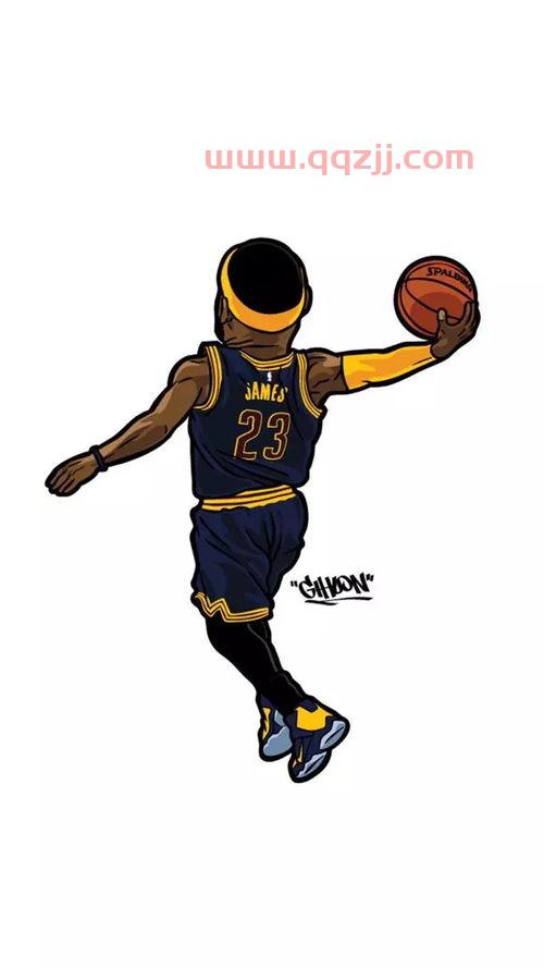 nba篮球明星儿童画（一组nba球星简笔画）