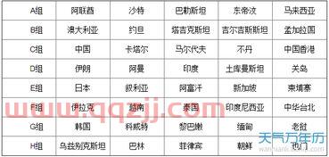 2022世界杯预选赛亚洲区积分榜