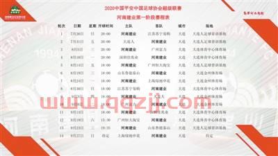 中超下一阶段赛程