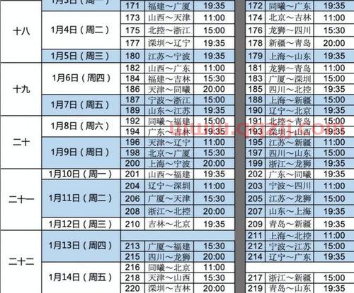 cba第二阶段赛程安排