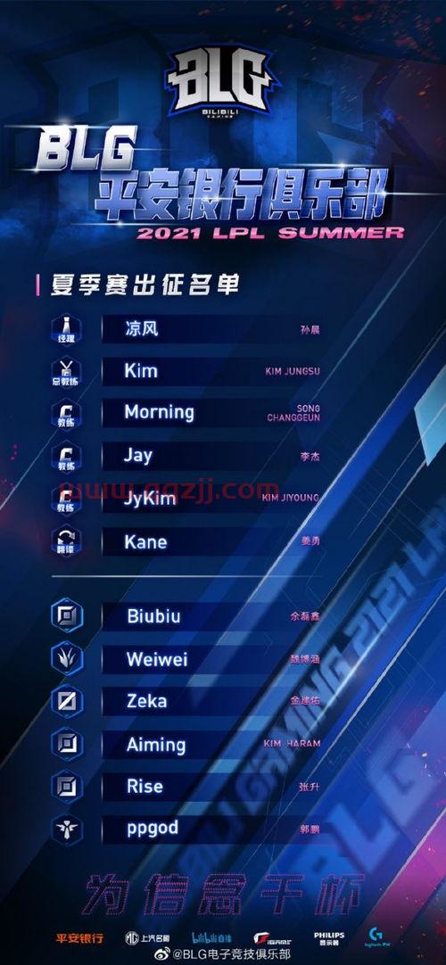 lpl夏季赛2021排名