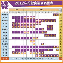 2012奥运会赛程表
