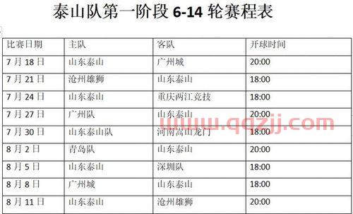 今日中超赛程表时间