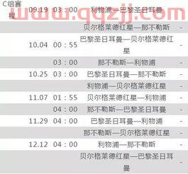 20202021欧冠赛程表