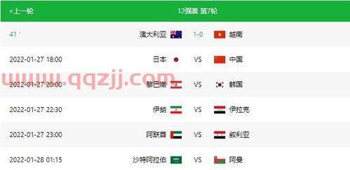 世界杯2022亚洲预选赛积分榜实时