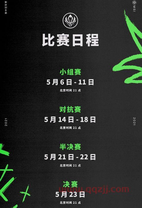 msi2021赛程数据