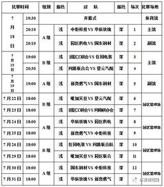 篮球赛程
