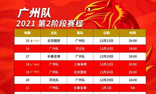 中超联赛第二阶段赛程确定北京国安阵容时间
